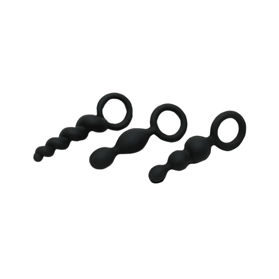 Booty Call (set of 3) (Black) - black