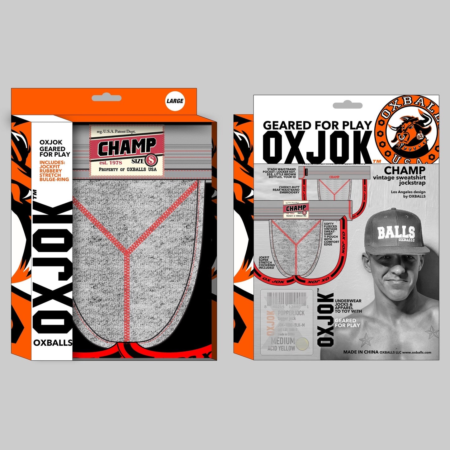 CHAMP vintage sweatshirt jockstrap