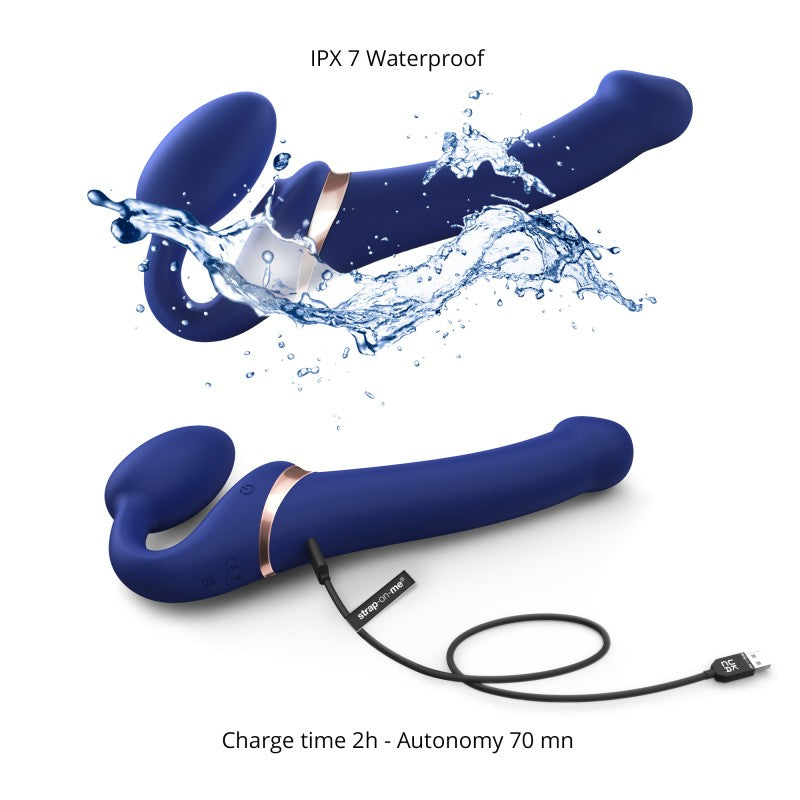 MULTI ORGASM BENDABLE STRAP-ON - VERSATILE PLEASURE ACCESSORY FOR COUPLES