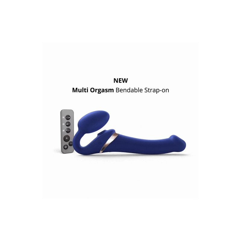 MULTI ORGASM BENDABLE STRAP-ON - VERSATILE PLEASURE ACCESSORY FOR COUPLES
